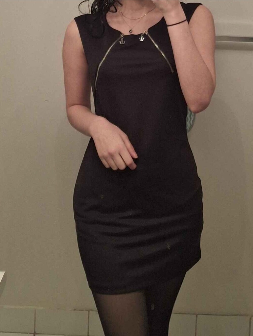 Classic Black Sleeveless Sheath Dress